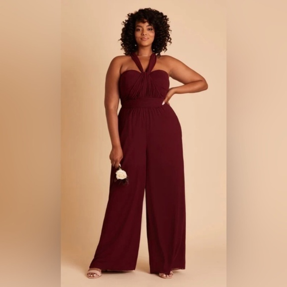 Birdy Grey Gigi Convertible Jumpsuit Cabernet xs extra small NWT NEW - Picture 1 of 10